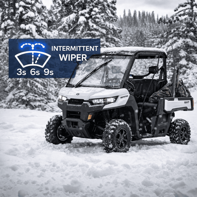 Can Am Defender/Maverick Intermittent Wiper Control — 3 Speeds