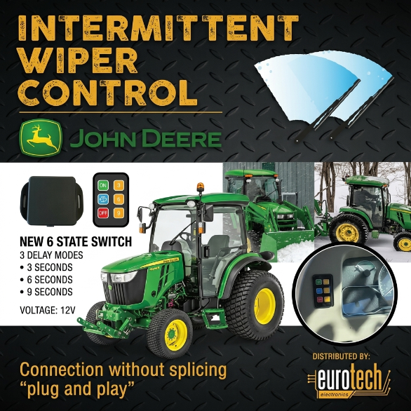 John Deere Front Wiper Intermittent Control — 3000/4000/5000 Series (2011–2026)